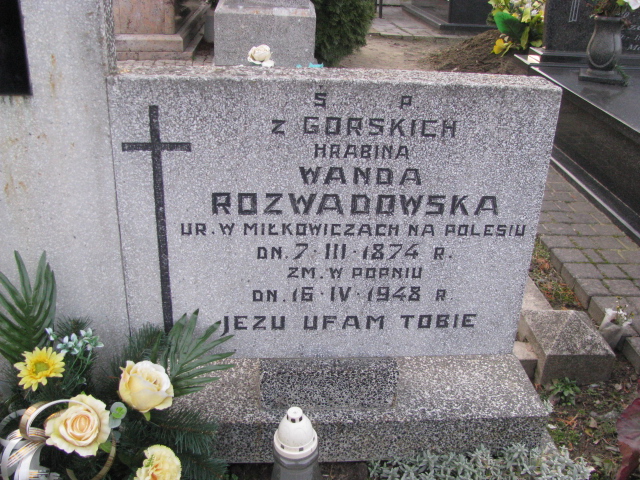 Wanda Rozwadowska 1874 Jeżów - Grobonet - Wyszukiwarka osób pochowanych