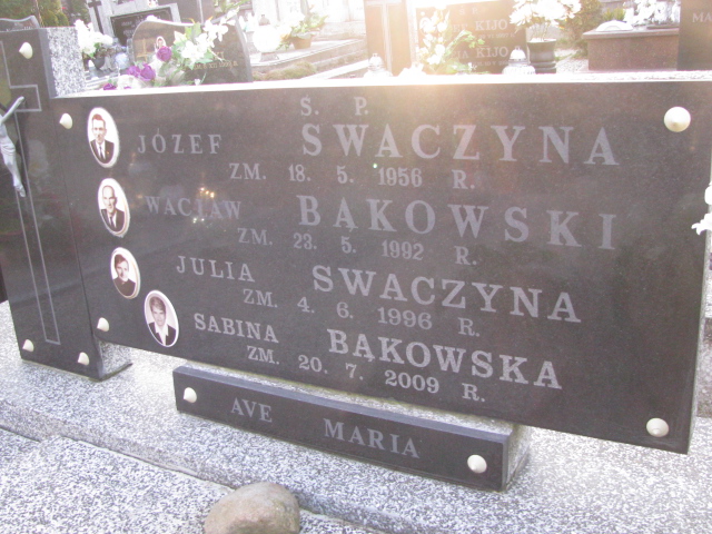 Józef Swaczyna Jeżów - Grobonet - Wyszukiwarka osób pochowanych