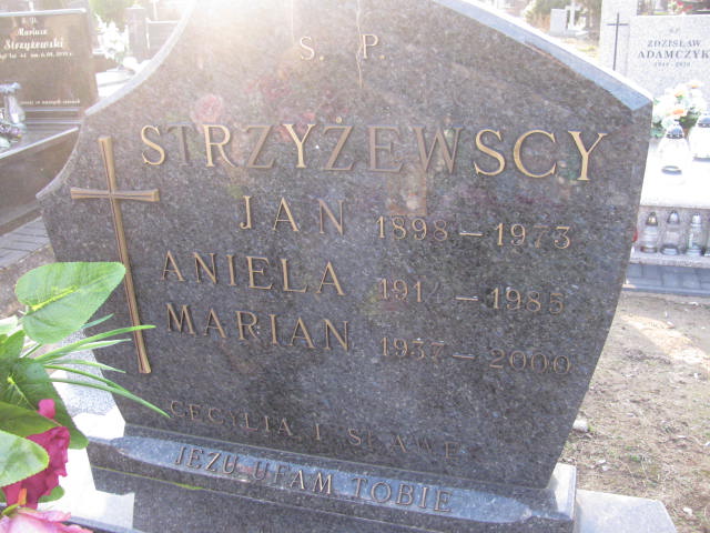 Aniela Strzyżewska 1913 Jeżów - Grobonet - Wyszukiwarka osób pochowanych