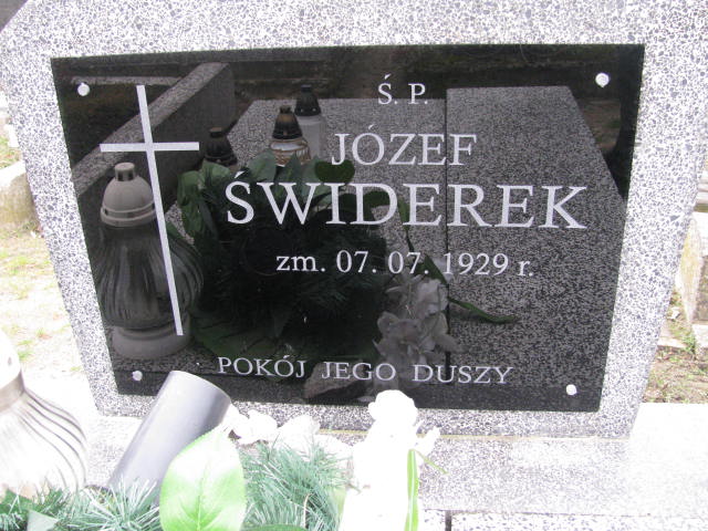 Józef Świderek Jeżów - Grobonet - Wyszukiwarka osób pochowanych