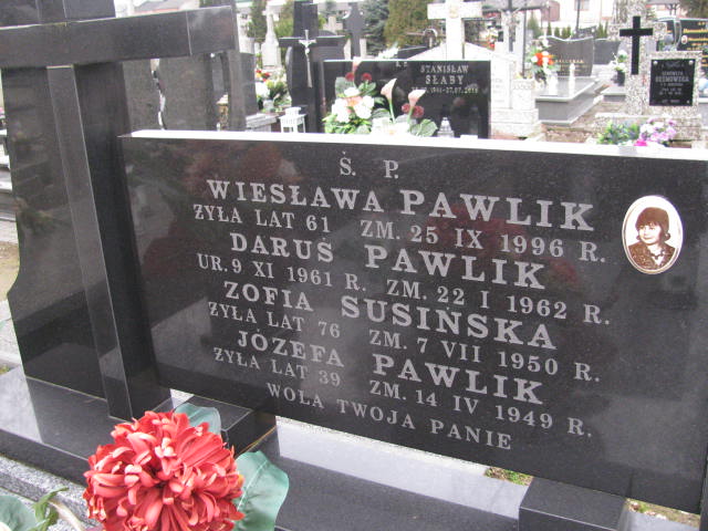 Zofia Susińska  Jeżów - Grobonet - Wyszukiwarka osób pochowanych