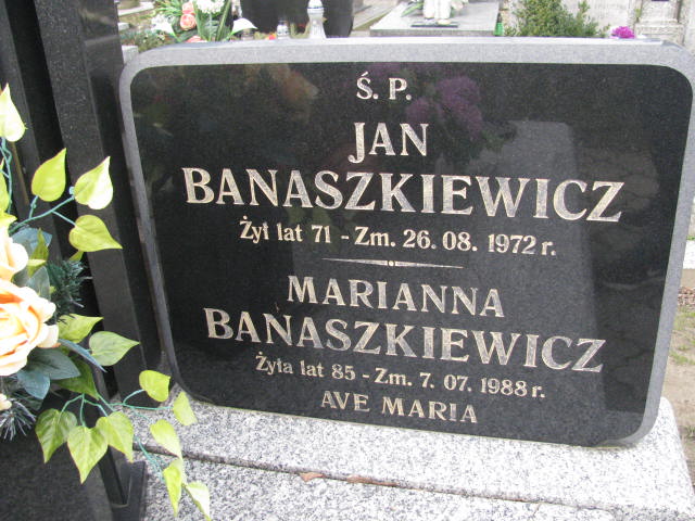 Marianna Banaszkiewicz Jeżów - Grobonet - Wyszukiwarka osób pochowanych