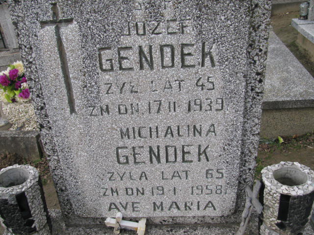 Michalina Gendek Jeżów - Grobonet - Wyszukiwarka osób pochowanych